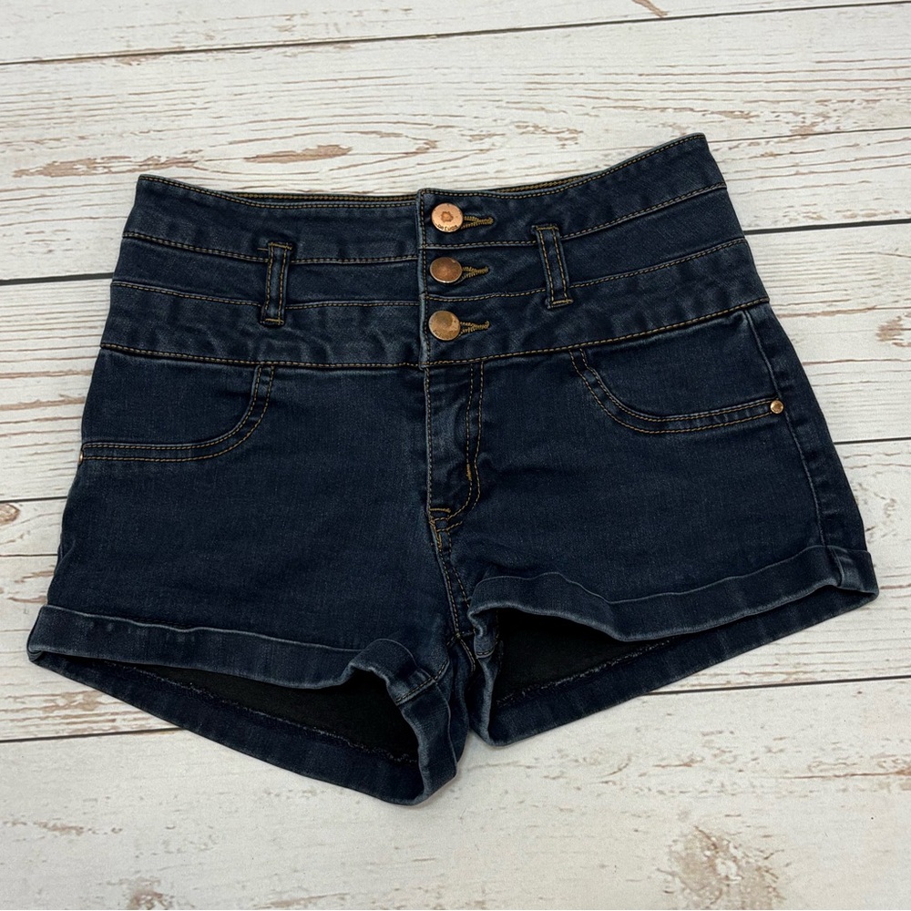 Refuge Blue Denim Shorts
